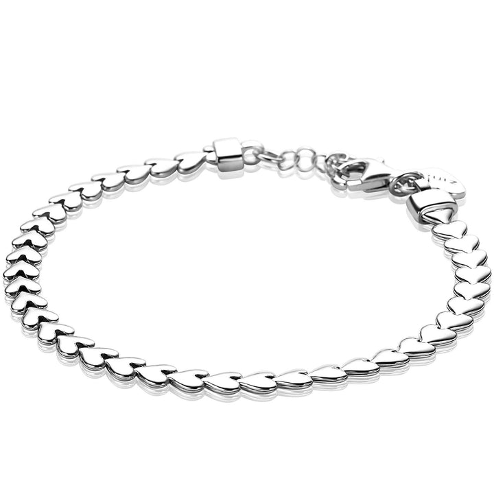 ZINZI zilveren armband hartjes 4,5 mm ZIA1798