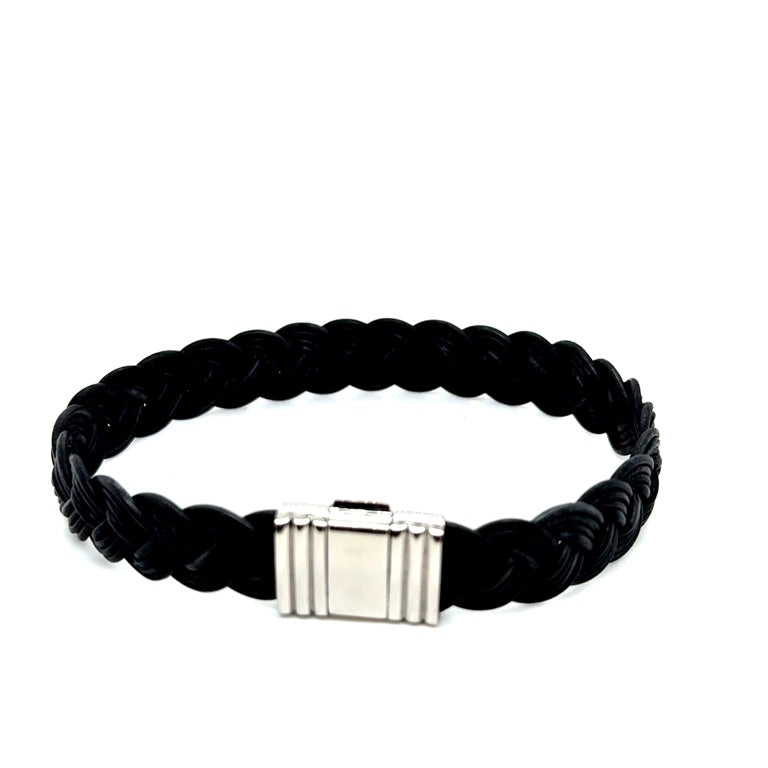 Albanu Armband Zwart 696 FC AC – met Stalen Sluiting