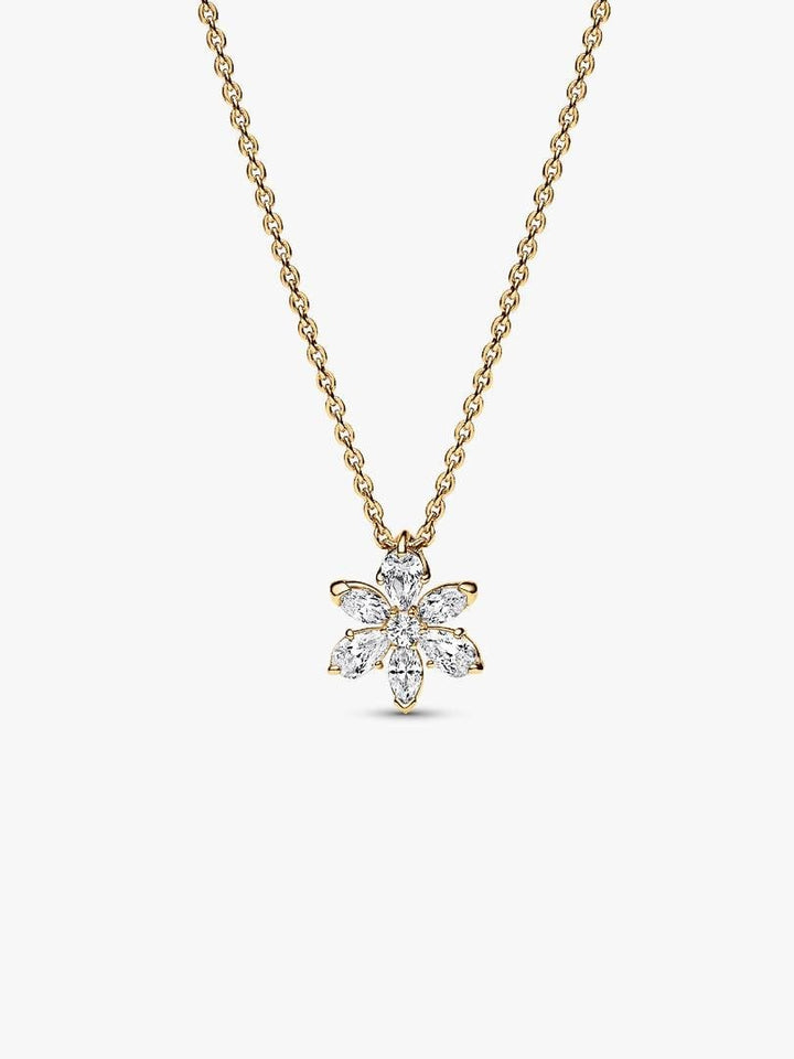 Pandora ketting 14k Gold-plated met zirkonia 362387C01