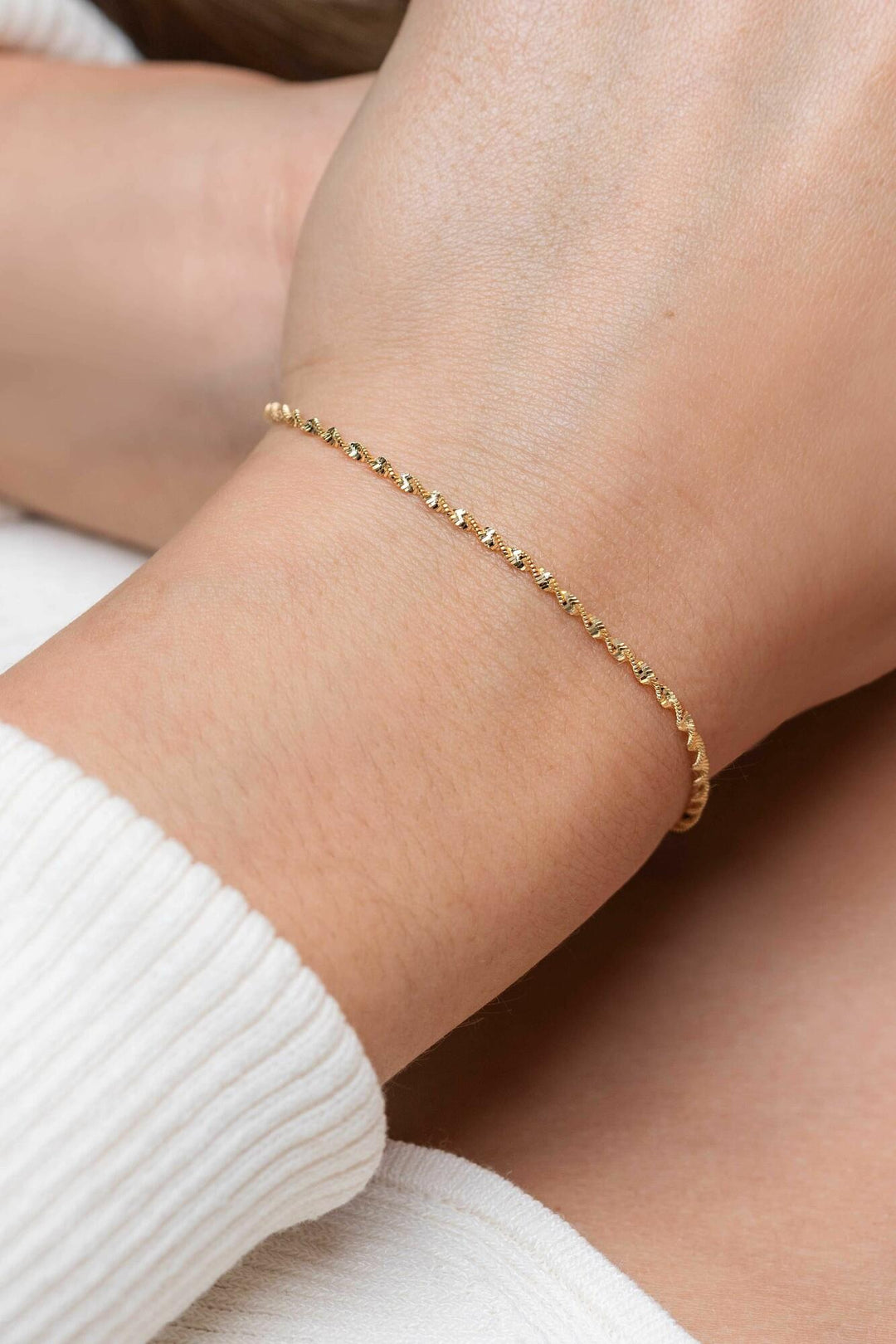 ZINZI gold plated zilveren singapore armband ZIA25