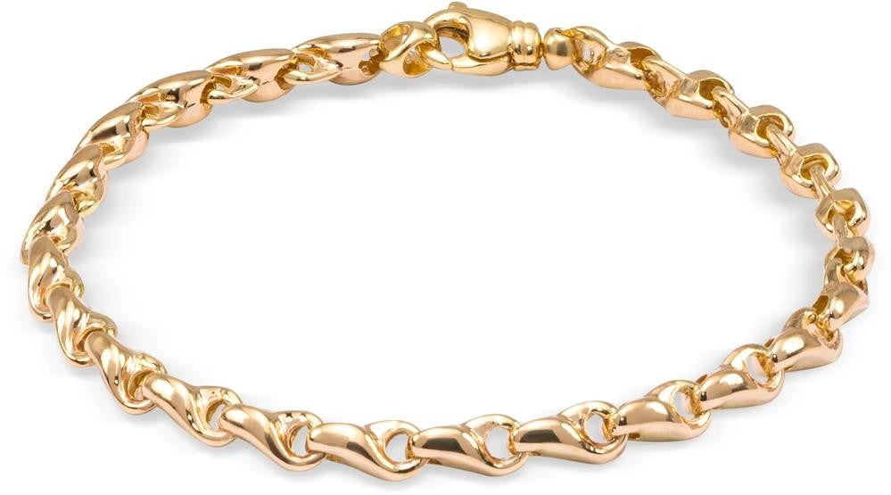 Monzario armband 1081-A GEEL 14 krt. 4.6mm