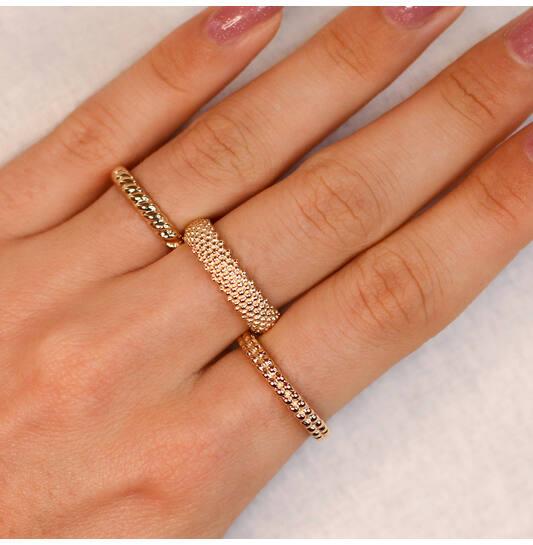 14 kt Ring - Secret Hearts - 3mm
