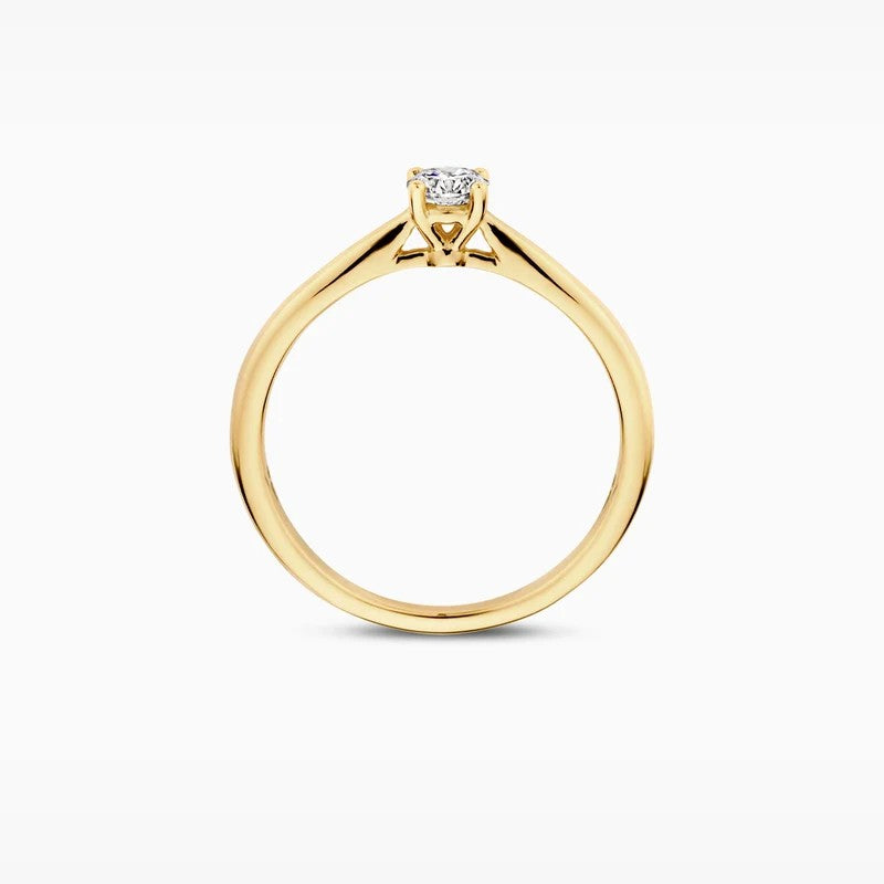 Blush Lab Diamonds 14k Geelgouden Ring 0,25 ct Lab Grown Diamant LG1001Y
