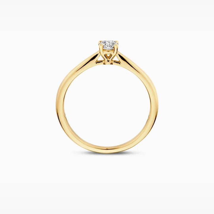 Blush Lab Diamonds 14k Geelgouden Ring 0,25 ct Lab Grown Diamant LG1001Y