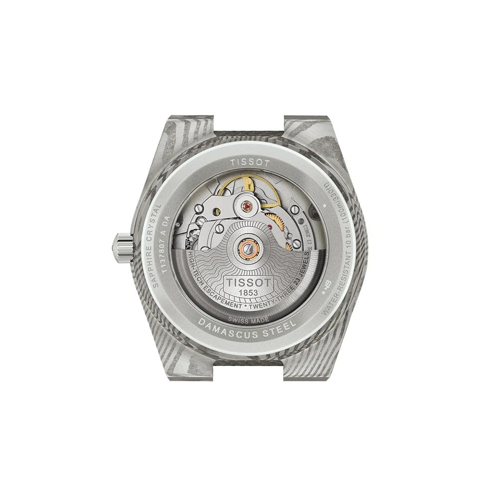 Tissot PRX T1378079608100 PRX Powermatic 80 Damascus Horloge