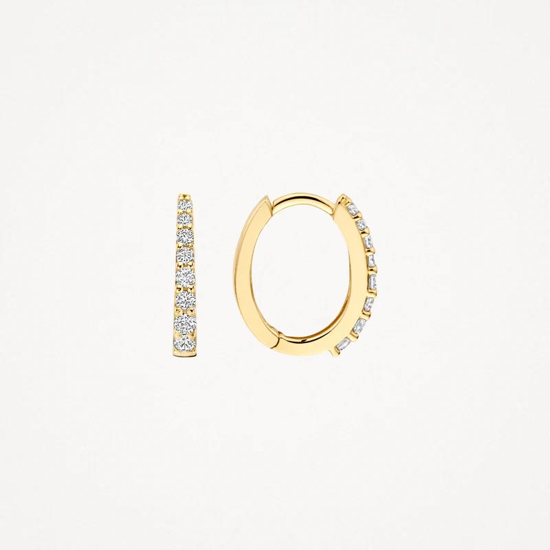 blush jewels 14k Oorringen 7341YZI met Zirkonia