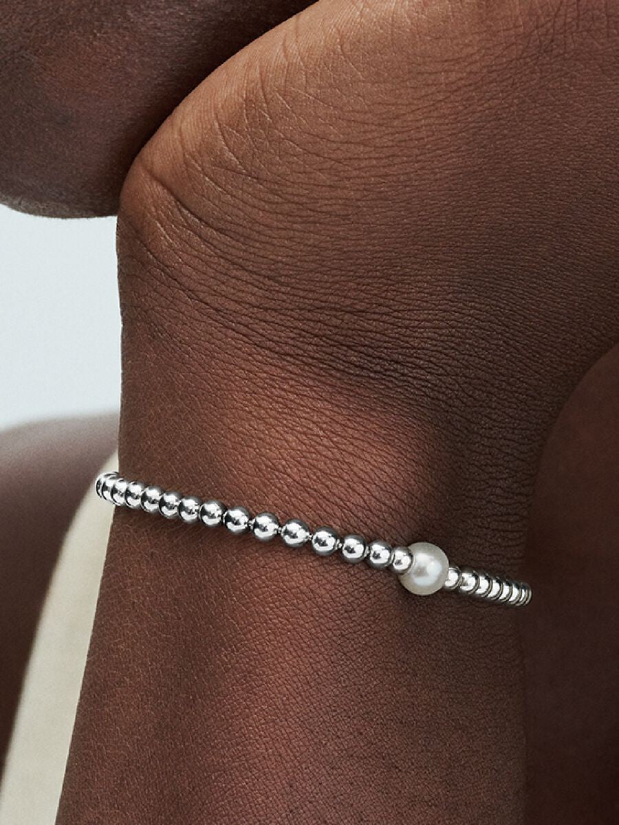 Pandora Behandelde Gecultiveerde Zoetwaterparel en Kralen Armband 593173C01-16