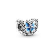 Blauwe Vlinder Sprankelende Bedel 790761C01
