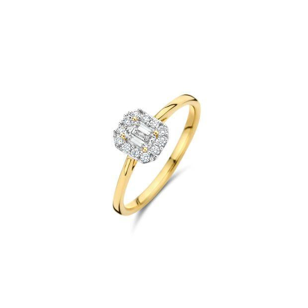Blush Lab Grown Ring LG1010Y in 14 Kt Geelgoud met Lab Grown Diamant