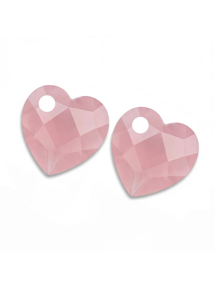Sparkling Jewels Oorbel Edelstenen Heart Pink Opalite EAGEM66-HRT