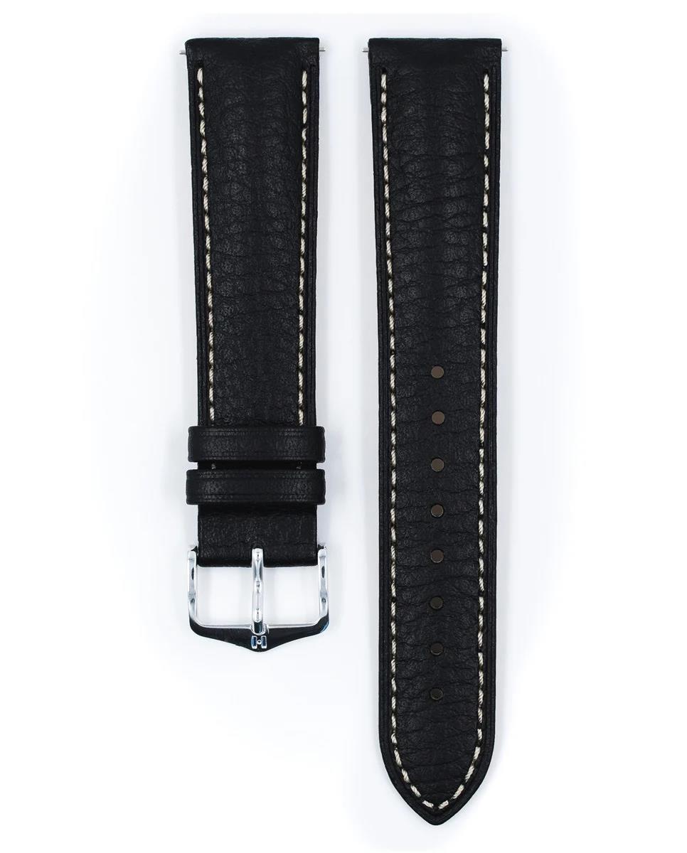 HIRSCH BOSTON L BLACK CALF 20/18MM