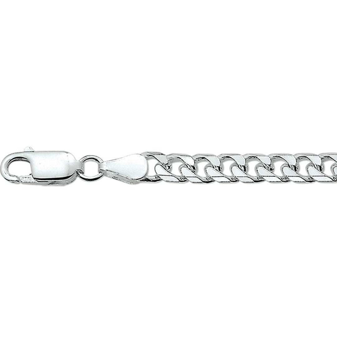 Zilveren gourmet collier 3.5 mm 50 cm masief