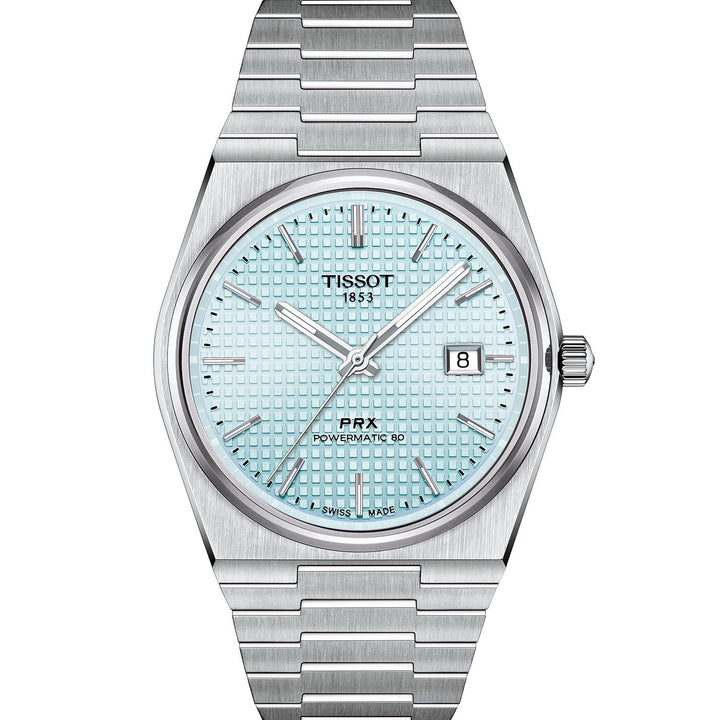 TISSOT PRX POWERMATIC 80 ICE BLUE T1374071135100