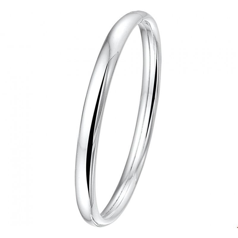 925 massieve bangle 60 mm /5 mm