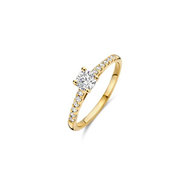 Blush Lab Grown Ring in 14 Kt Geelgoud met Lab Grown Diamant LG1006Y