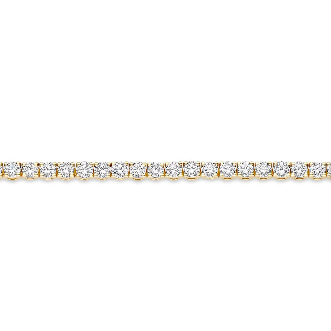 Lab diamonds armband LG2007Y/17 - 14k Geelgoud