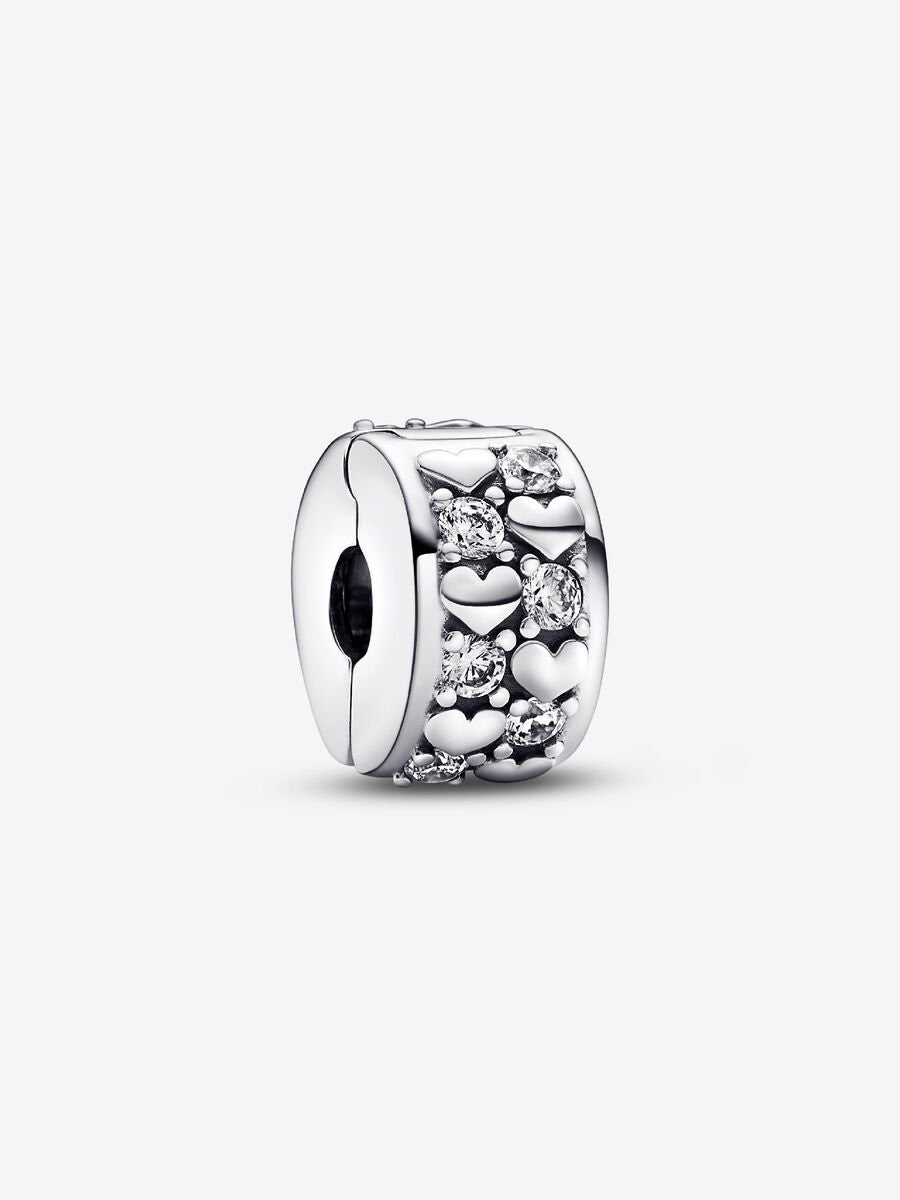 Pandora Infinite Hearts Sparkling Clipbedel 792235C01