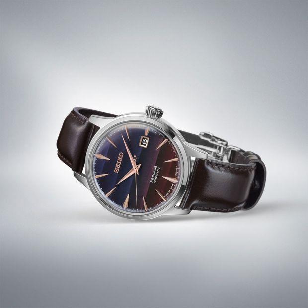 Seiko Presage Cocktail Time Star Bar Purple Sunset SRPK75J1