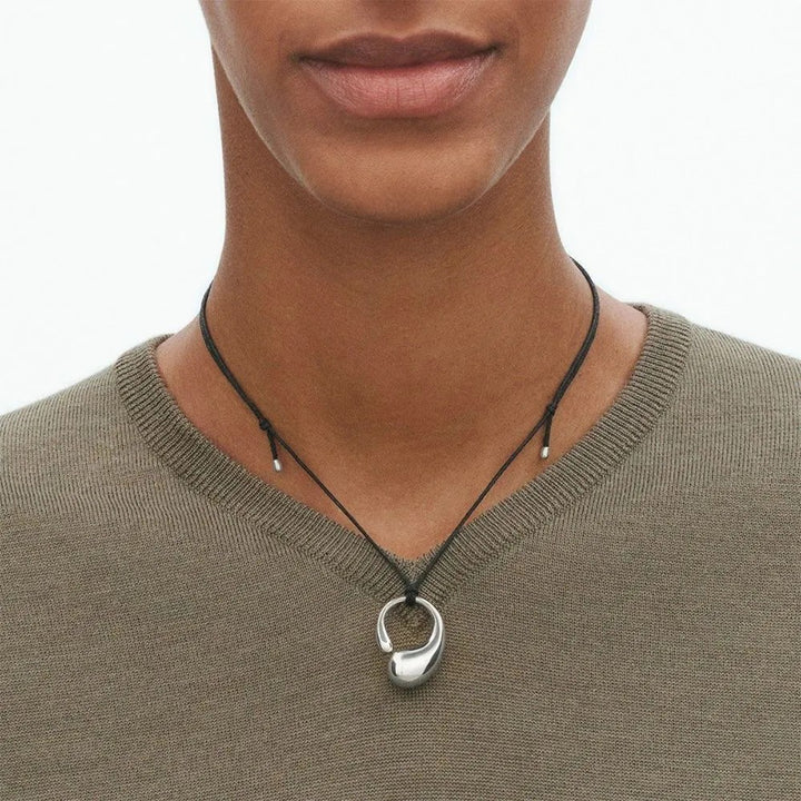 Georg Jensen Mercy Hanger Zilver met Koord 20001935