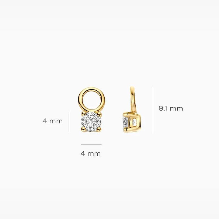 Blush Lab Diamonds Oorbedels LG9000Y 2x 0.21ct