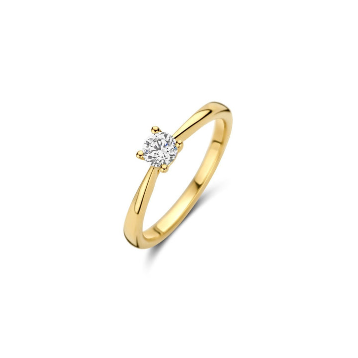 Blush Lab Diamonds geelgouden ring met diamant LG1002Y