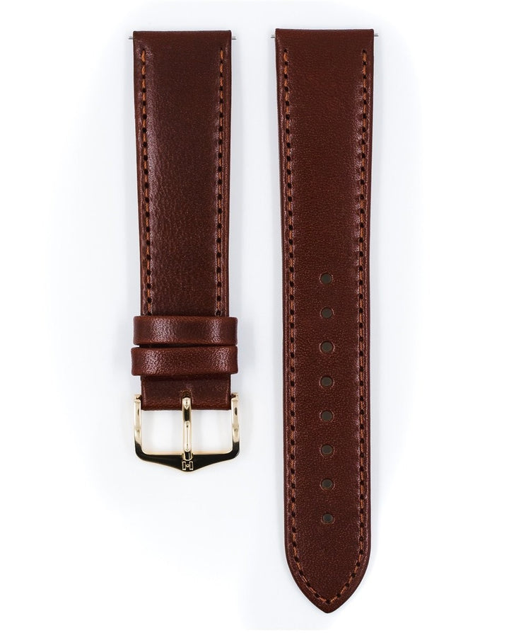 HIRSCH OSIRIS L MID BROWN SHINY CALF 18/16MM