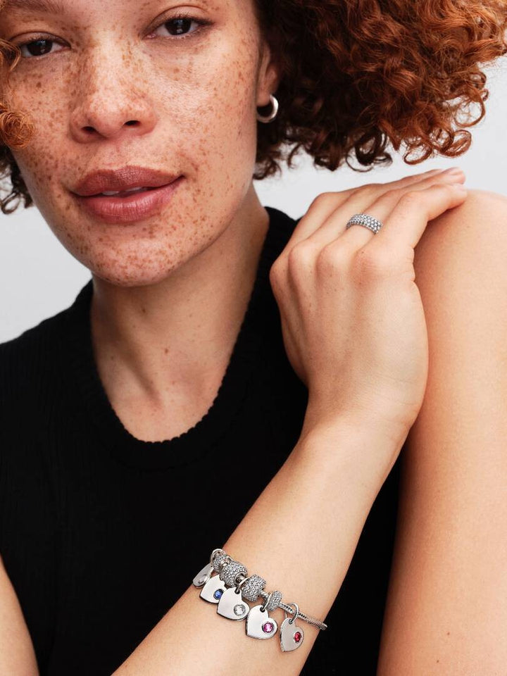 Sprankelend Pavé Drie Rijen Bedel 792820C01