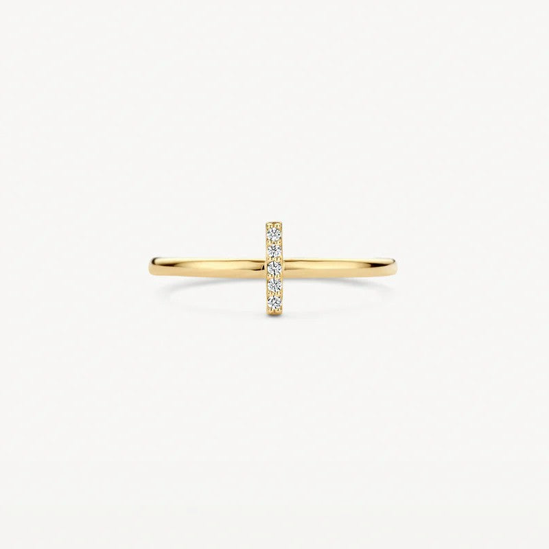 Blush Ring 14 Karaats Geelgoud met Zirkonia - 1252YZI