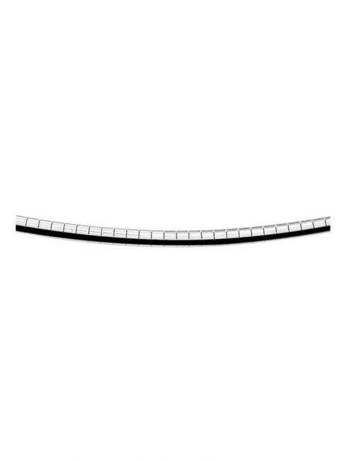 Zilveren Omega collier 2.75mm 45 cm