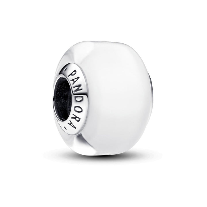Witte minibedel van muranoglas 793118C00