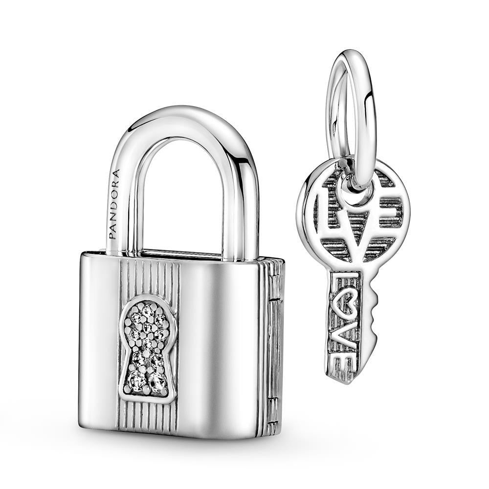 PANDORA HANGSLOT EN SLEUTEL HANGENDE BEDEL 790088C01