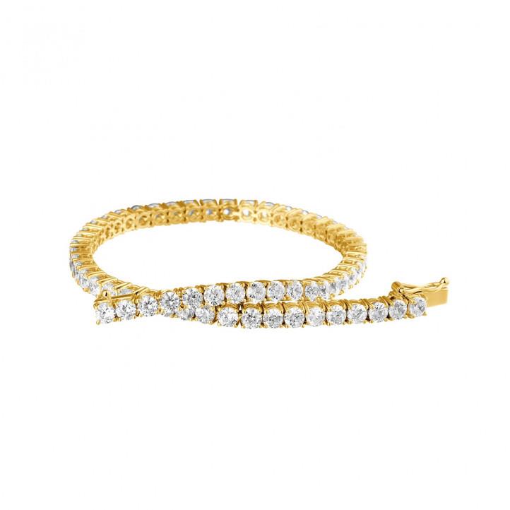 14 kt tennis armband geelgoud