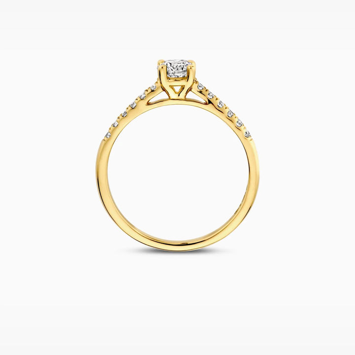 14 kt Blush Lab diamonds ring LG1006Y