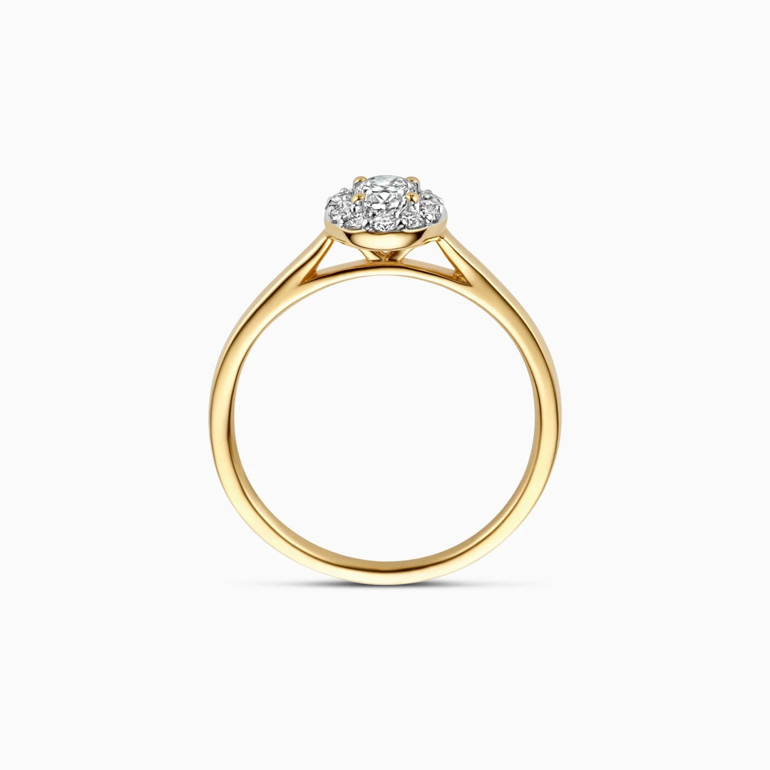 14k Blush Lab diamonds ring LG1016Y-50