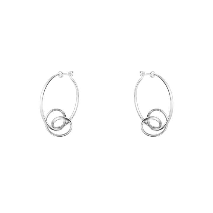 Georg Jensen Torun Forget-Me-Knot oorringen zilver 3539342