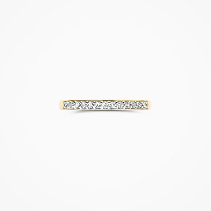 14 Karaat Geelgouden Ring met Lab Grown Diamanten 0.22 ct