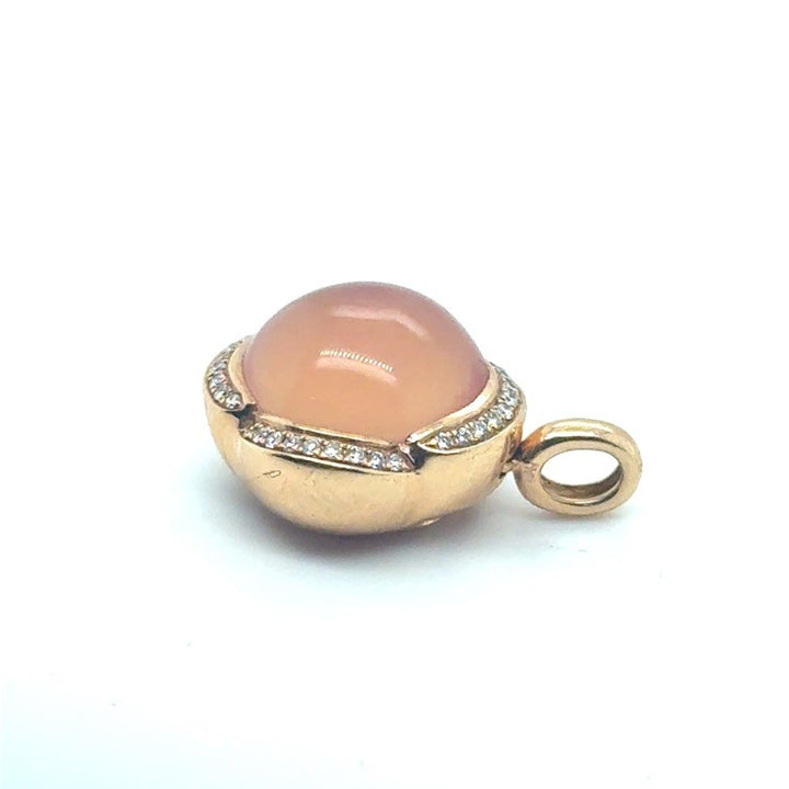18 kt hanger Tirisi met Perzisch koraal en diamant – TP60650RP