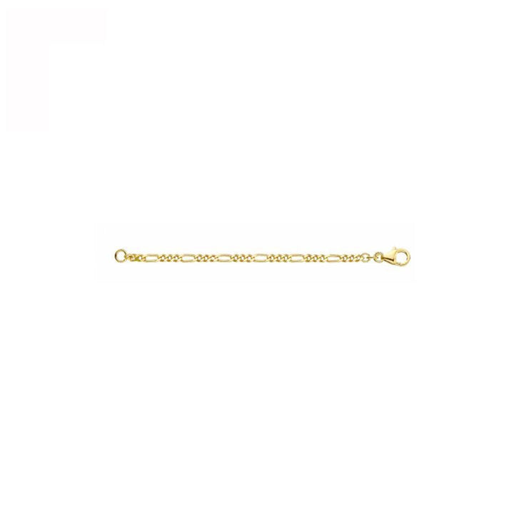 14 kt Geelgouden Figaro Collier – 2,8 mm breed, 55 cm lang