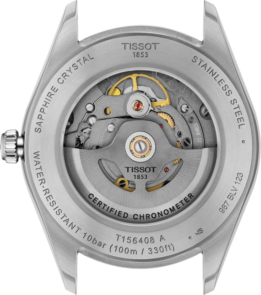 Tissot Ballade Powermatic 80 COSC 39mm Blauw – Automatisch Herenhorloge T1564081104300