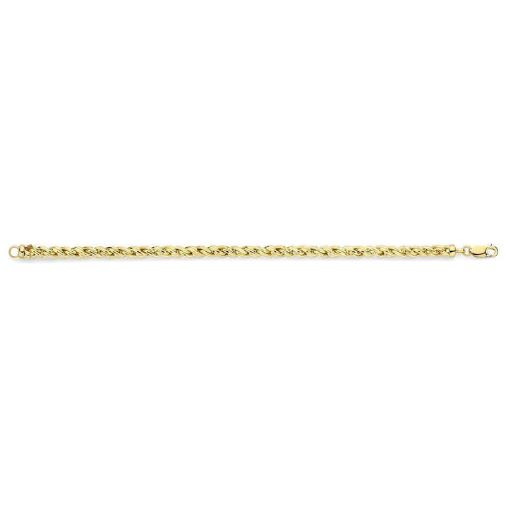 14 kt vossenstaart armband 19 cm