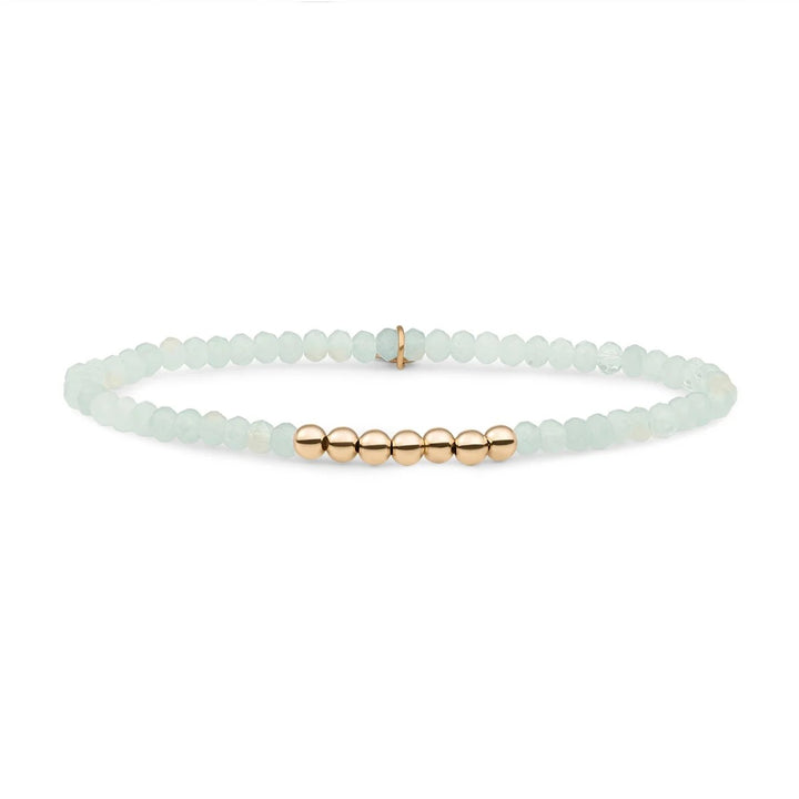 Bracelet | Opalite Reverse Universe - Gold - 4mm SB-G-4MM-RLI-G14