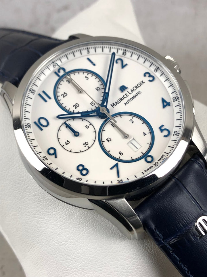 Occasion Maurice Lacroix Pontos chronograaf horloge 43 mm PT6388-SS001-120-4