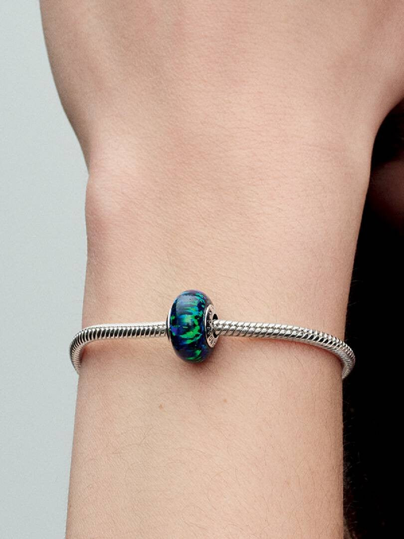 Pandora Opalescent Groene Bedel charm 791691C04