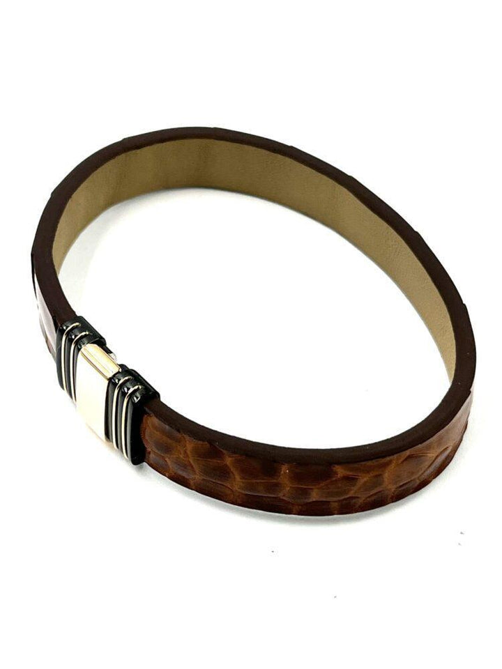 18 kt rose goud en stalen armband Struisvogel LIMI