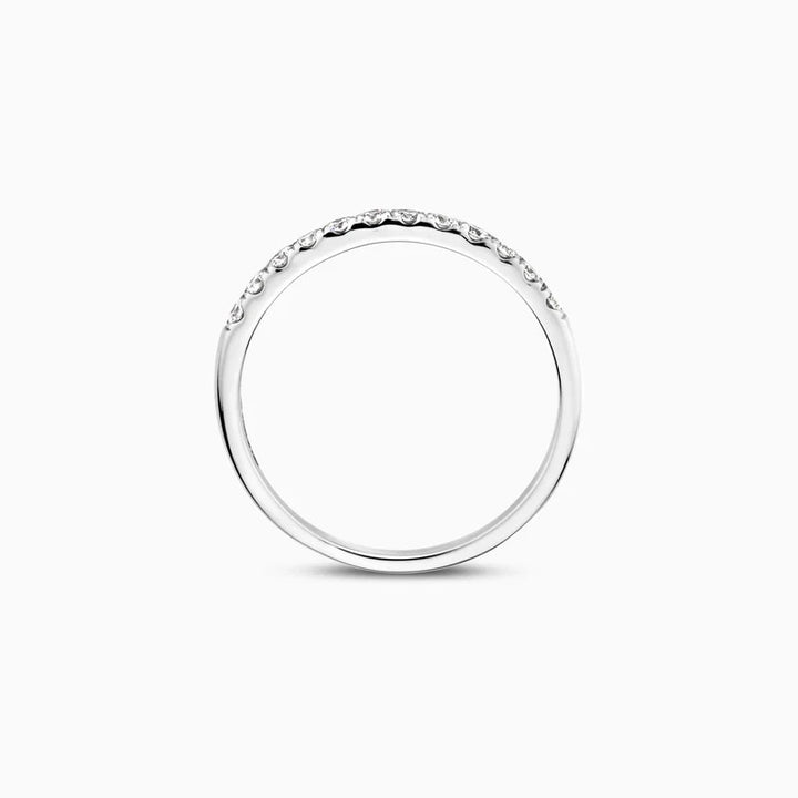 Blush Lab Grown Ring LG1013W  in 14 Kt Witgoud met Lab Grown Diamant