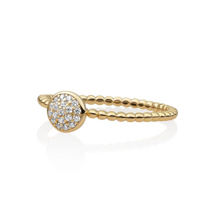 Twist Ring Moonstone | 9 karaat SRIG05-54