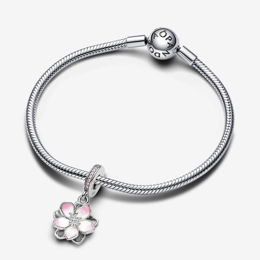 Pandora Cherry Blossom Dangle Charm 790667C01
