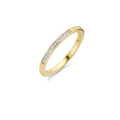 Ring 1630BDI - 14k GeelGoud met Diamant