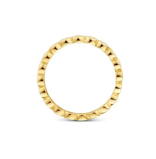 14 kt Ring - Secret Hearts oval- 3mm