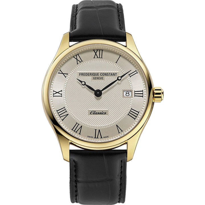 Frederique Constant Classics Quartz Date FC-220CR5B5 – 40 mm Herenhorloge